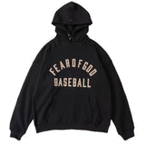 FOG double line heavyweight high street trendy brand hooded sweatshirt with plush loose sweatshirt jacket suitable for men and women, youthful and popular style (30)