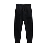Fog autumn/winter hoodie, sweatpants, long pants with fleece hoodie, versatile letter essentials, loose and trendy ins top (50)