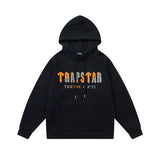 Trapstar autumn and winter casual sports suit hooded sweatshirt pants pullover simple letter drawstring top pants (9)
