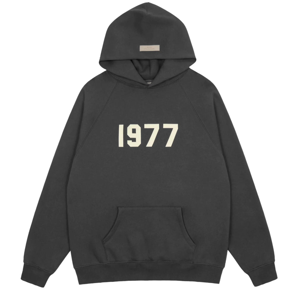 FOG double line heavyweight high street trendy brand hooded sweatshirt with plush loose sweatshirt jacket suitable for men and women, youthful and popular style (6)