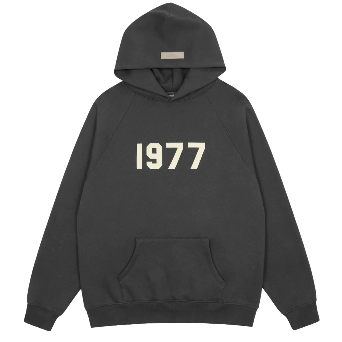 FOG double line heavyweight high street trendy brand hooded sweatshirt with plush loose sweatshirt jacket suitable for men and women, youthful and popular style (6)