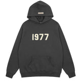FOG double line heavyweight high street trendy brand hooded sweatshirt with plush loose sweatshirt jacket suitable for men and women, youthful and popular style (6)