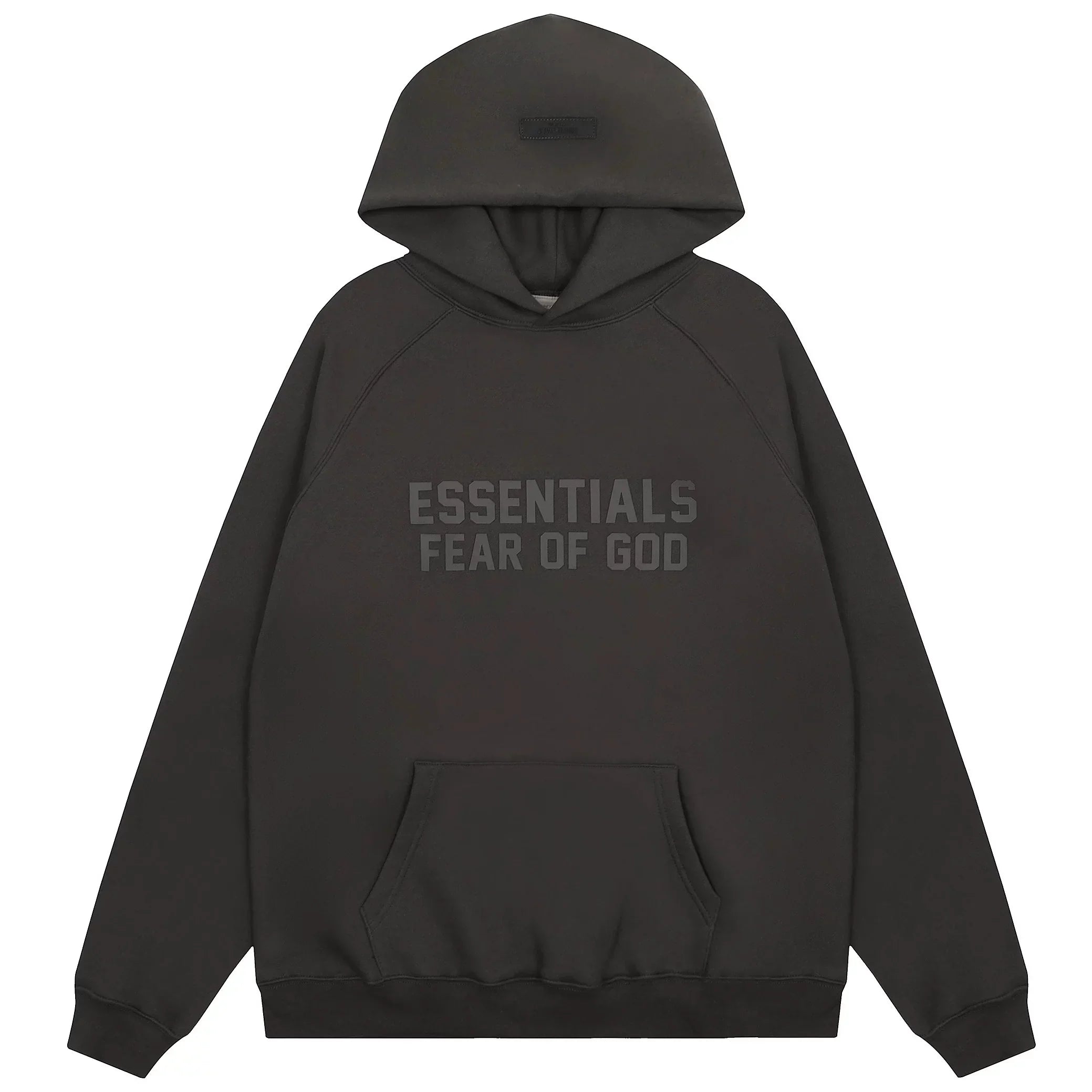 FOG double line heavyweight high street trendy brand hooded sweatshirt with plush loose sweatshirt jacket suitable for men and women, youthful and popular style (35)