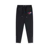 Trapstar autumn and winter casual sports suit hooded sweatshirt pants pullover simple letter drawstring top pants (7)