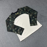 Broken Planet Camo Raglan Waffle Long Sleeve T-Shirt