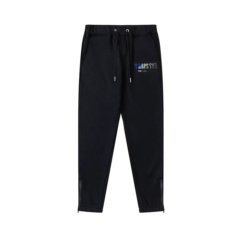 Trapstar niche trendy brand sweatshirt trousers sports leisure suit men and women couple autumn and winter plus velvet letter embroidery (13)