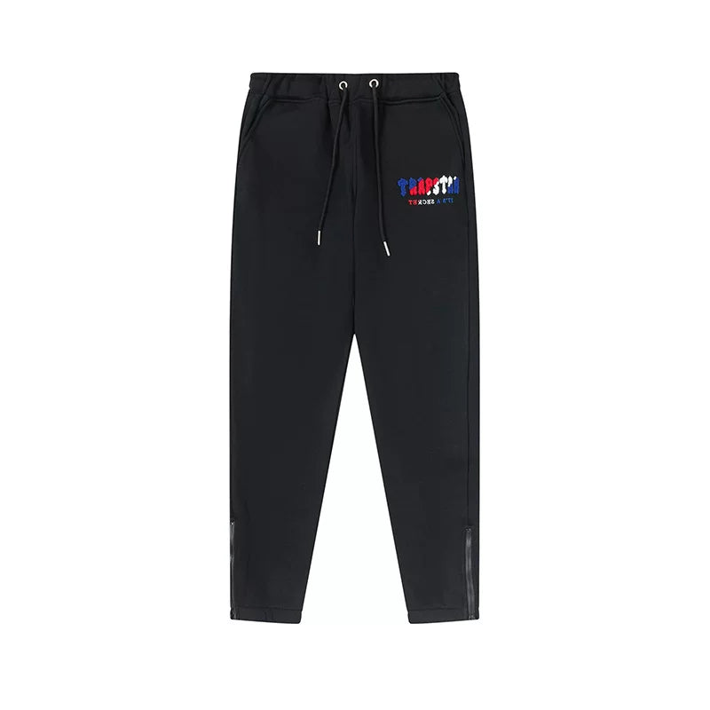 Trapstar niche trendy brand sweatshirt trousers sports leisure suit men and women couple autumn and winter plus velvet letter embroidery (5)