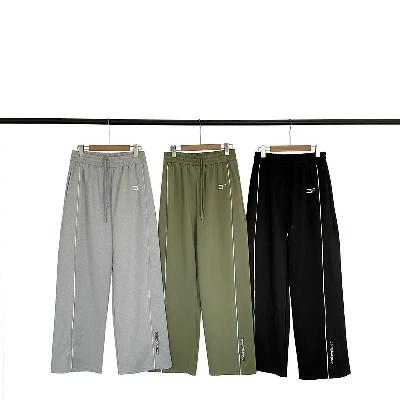 Broken Planet BP Mini Logo Wide Leg Track Pants - 3 Colors Available