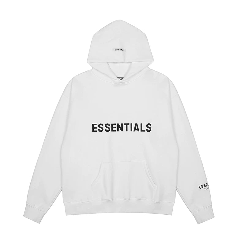 FOG double line heavyweight high street trendy brand hooded sweatshirt with plush loose sweatshirt jacket suitable for men and women, youthful and popular style (14)