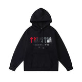 Trapstar autumn and winter casual sports suit hooded sweatshirt pants pullover simple letter drawstring top pants (13)