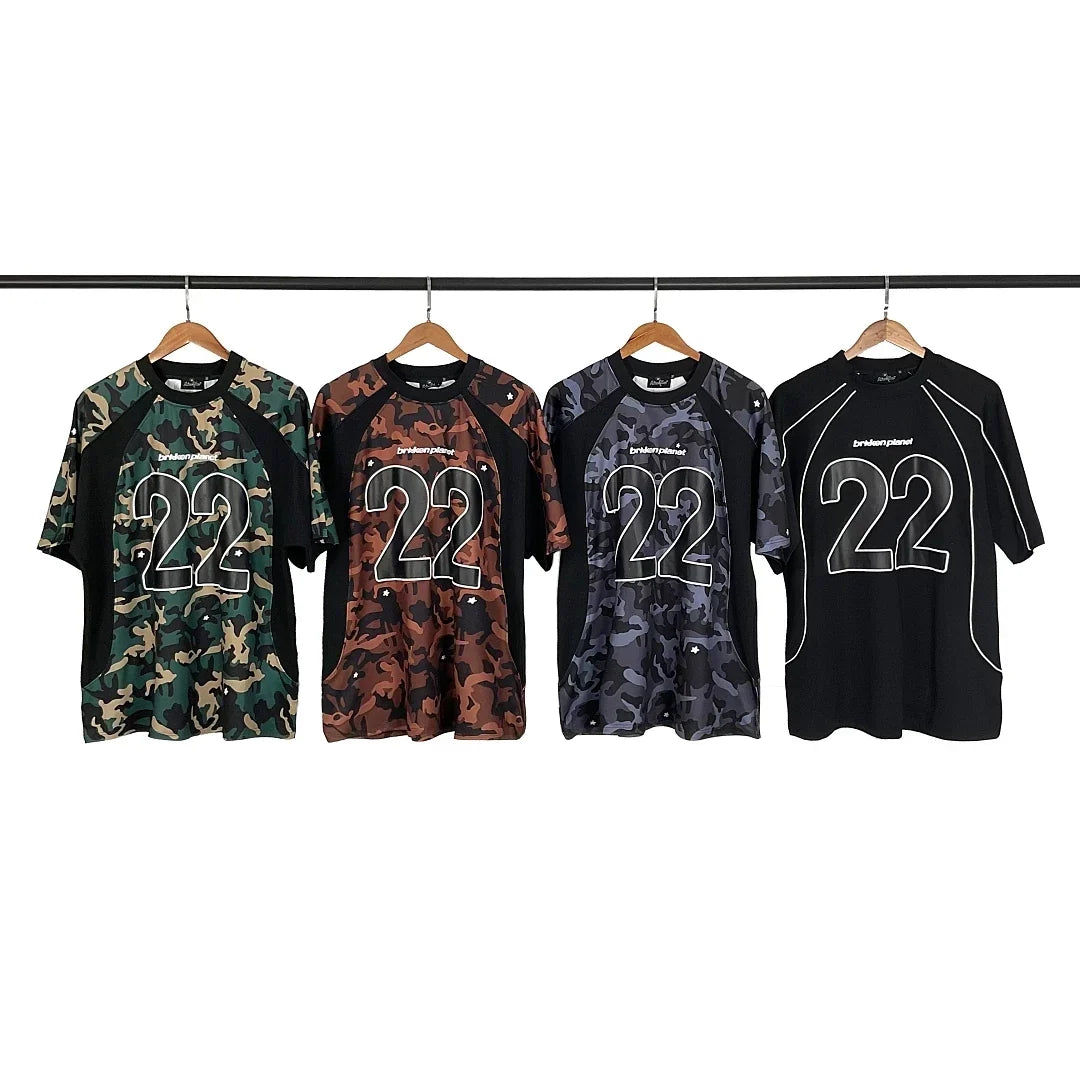 Broken Planet "22" Retro Football Jersey - 4 Colors Available