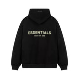 FOG ESSENTIALS Fashion High Street Letter Plush Autumn/Winter Casual Plush Hooded Sweatshirt Pants Set for Men (5)