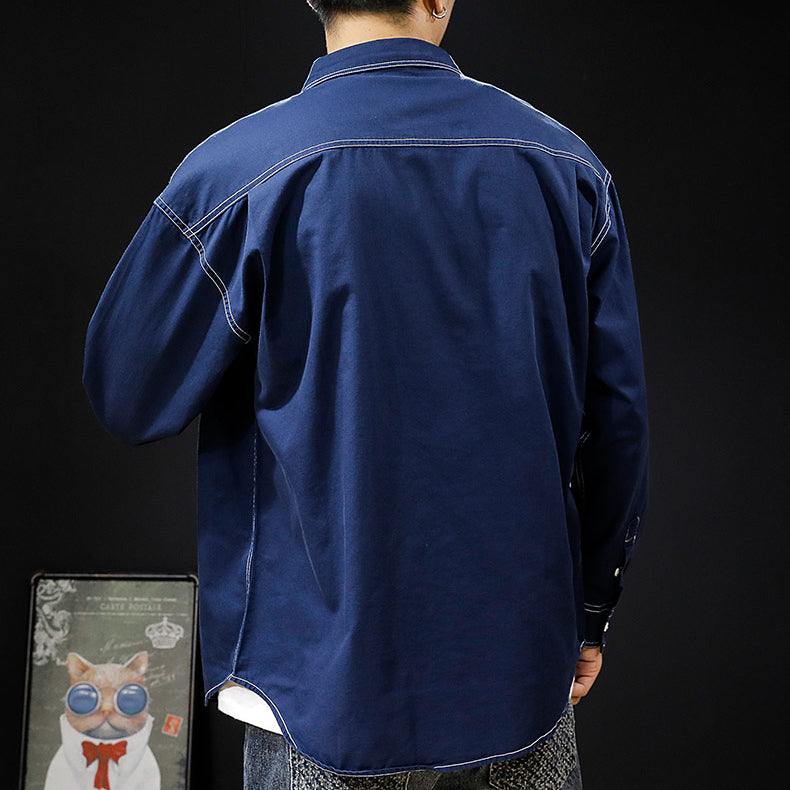 #DMQ-Z123# Trendy Long Sleeve Shirt