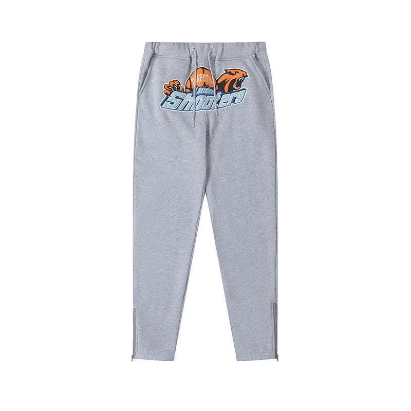 Trapstar niche trendy brand sweatshirt trousers sports leisure suit men and women couple autumn and winter plus velvet letter embroidery (31)