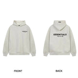 Fog autumn/winter hoodie, sweatpants, long pants with fleece hoodie, versatile letter essentials, loose and trendy ins top (3)