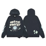 Broken Planet Astral Energy Navy Oversized Hoodie