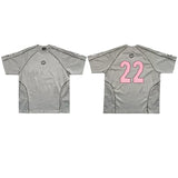 Broken Planet 22 Heather Grey Retro Jersey T-Shirt