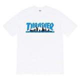 Supreme × Thrasher Skyline Tee – White