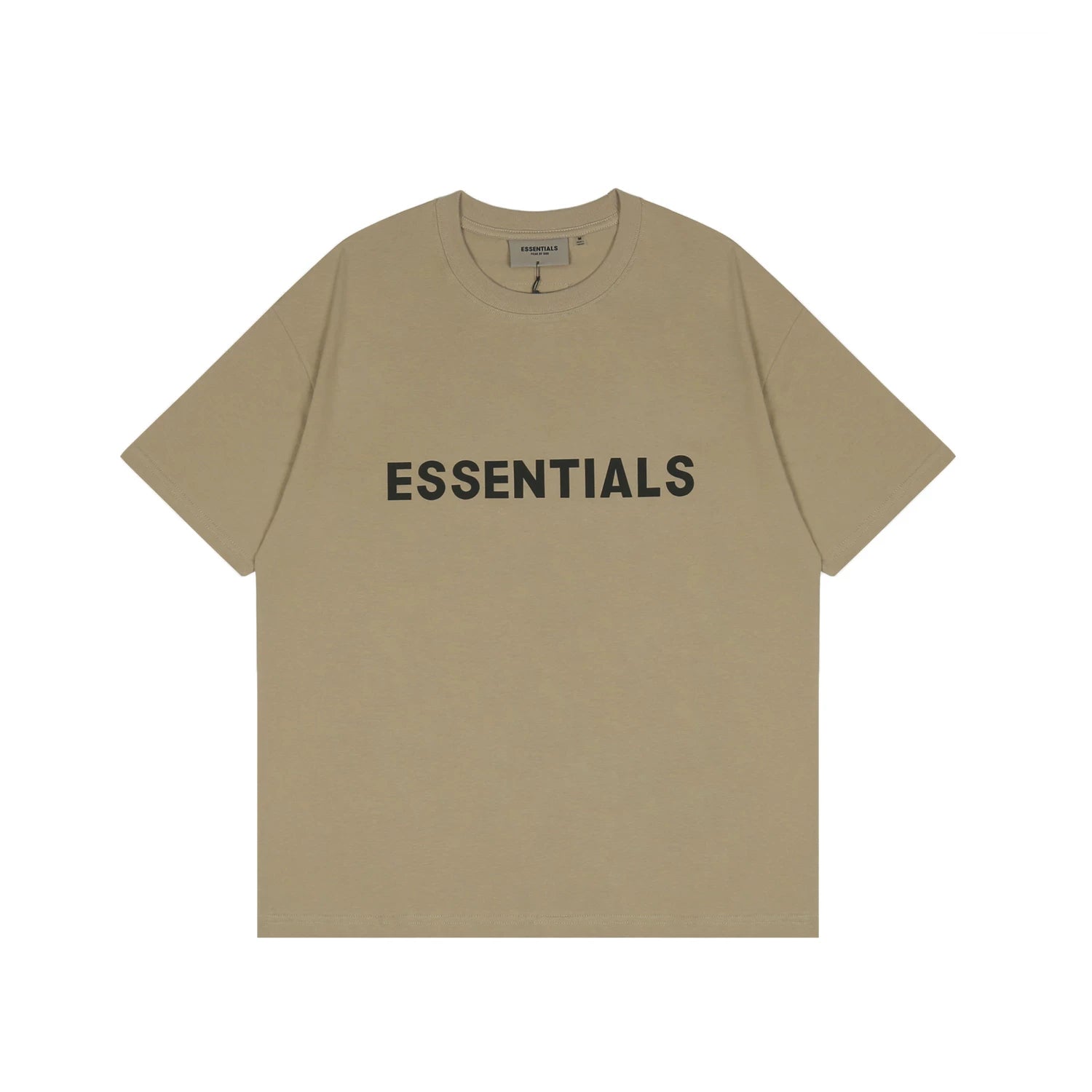 FOG double-line ESSENTIALS short-sleeved T-shirt men European and American couples trendy brand round neck loose cleanfit half-sleeved women (10)