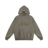 Fog autumn/winter hoodie, sweatpants, long pants with fleece hoodie, versatile letter essentials, loose and trendy ins top (48)
