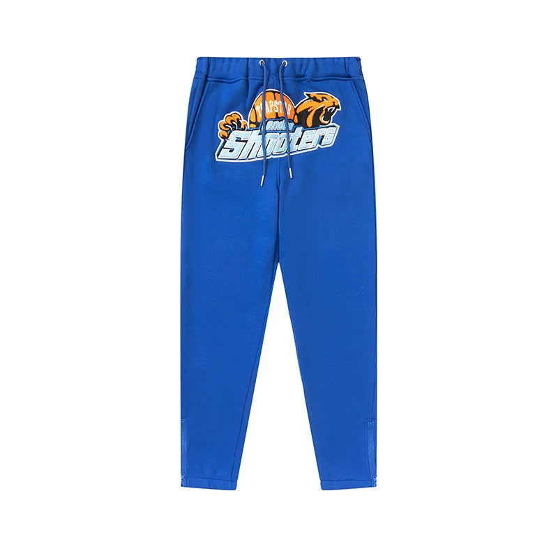 Trapstar niche trendy brand sweatshirt trousers sports leisure suit men and women couple autumn and winter plus velvet letter embroidery (51)