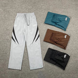 Broken Planet Angular Color‑Block Wide Leg Track Pants‑4 Colors