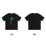 Trapstar short-sleeved T-shirt summer 2025 new letter print men and women casual loose round neck European and American trendy ins (10)