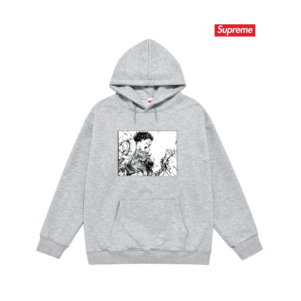 Supreme × Akira Hoodie – Grey