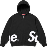 Supreme Big Logo Zip-Up Hoodie – Black