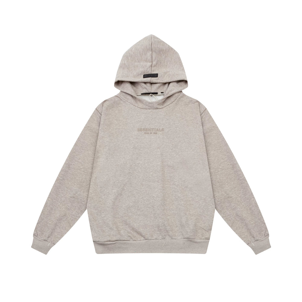 Fog autumn/winter hoodie, sweatpants, long pants with fleece hoodie, versatile letter essentials, loose and trendy ins top (52)