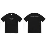 Supreme Oval Rose Logo Tee – Black
