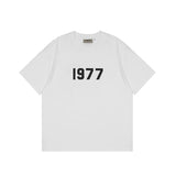 FOG double-line ESSENTIALS short-sleeved T-shirt men European and American couples trendy brand round neck loose cleanfit half-sleeved women (18)