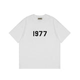 FOG double-line ESSENTIALS short-sleeved T-shirt men European and American couples trendy brand round neck loose cleanfit half-sleeved women (18)