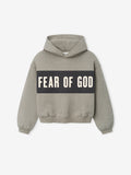 Fear Of God Essentials Kids Cropped Relaxed Panelled Hoodie
