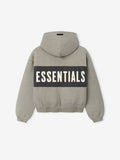 Fear Of God Essentials Kids Cropped Relaxed Panelled Hoodie
