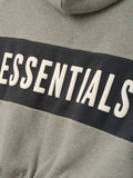 Fear Of God Essentials Kids Cropped Relaxed Panelled Hoodie