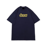 Drew House Classic Logo Tee, Navy Blue