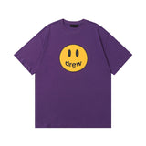 Drew House Mascot Smiley Tee, Deep Purple