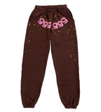 Sp5der 555 Angel Number Sweatpants Brown