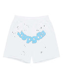 Sp5der OG Logo Sweatshorts White