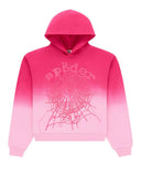 Sp5der OG Web Ombré Hoodie Pink
