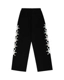 Sp5der Stone Sweatpants Black