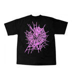 Sp5der WorldWide Web Black/Purple Tee
