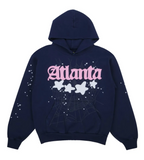Sp5der Atlanta Hoodie Navy