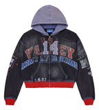 Vale Forever Big 14 Zip Up Hoodie Black