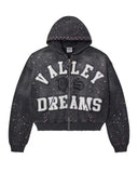 Vale Forever Classico Zip Up Hoodie Black