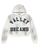 Vale Forever Classico Zip Up Hoodie White