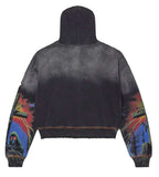Vale Forever Damned Big Zip Up Hoodie Black