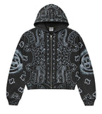 Vale Forever Flag Zip Up Hoodie Black