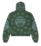 Vale Forever Flag Zip Up Hoodie Green